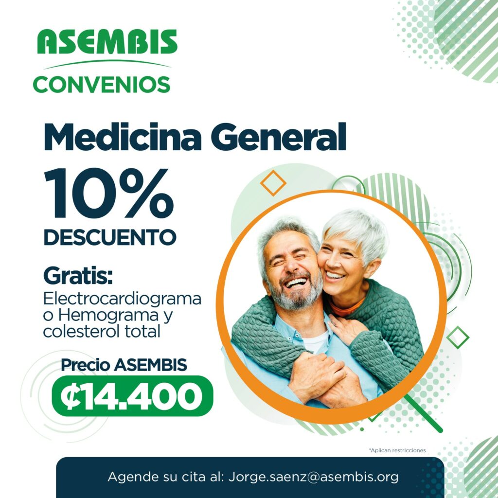 Medicina general con 10% de descuento