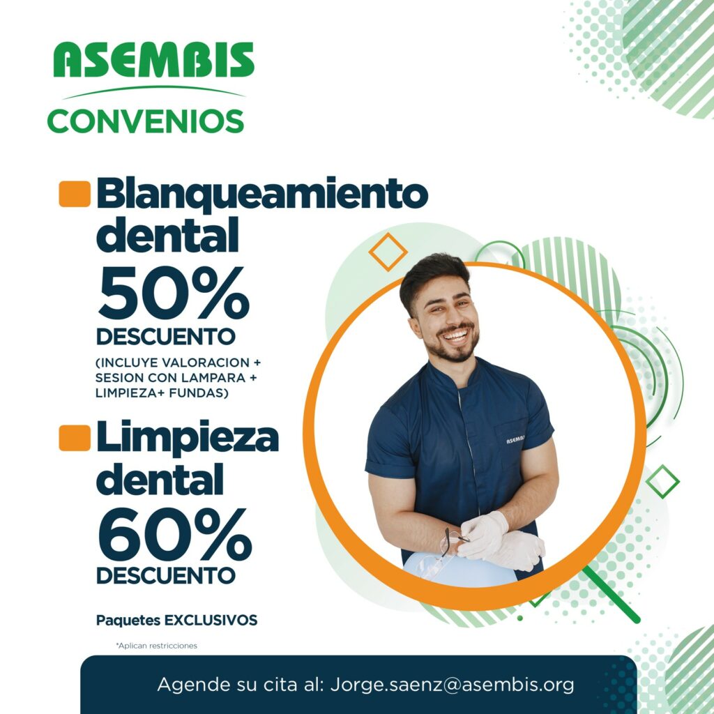 Blanqueamiento dental con 50% y limpieza dental con 10%